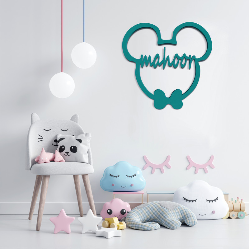 دیوارکوب آرتافرین مدل اسم ماهور طرح Mickey Mouse