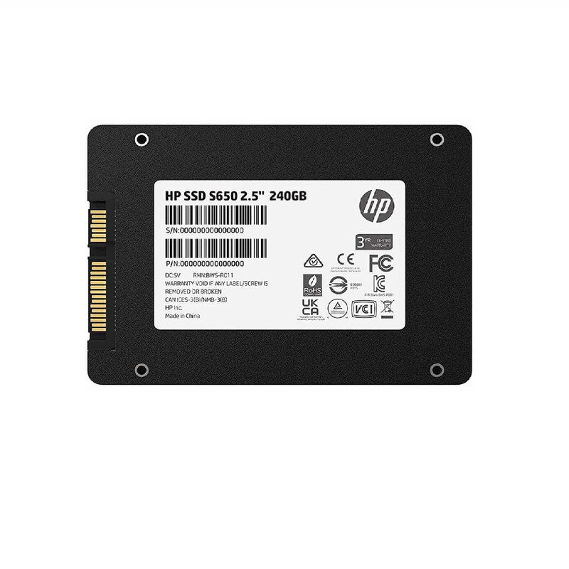 اس اس دی اینترنال SATA III اچ‌ پی مدل S650 ظرفیت 240 گیگابایت