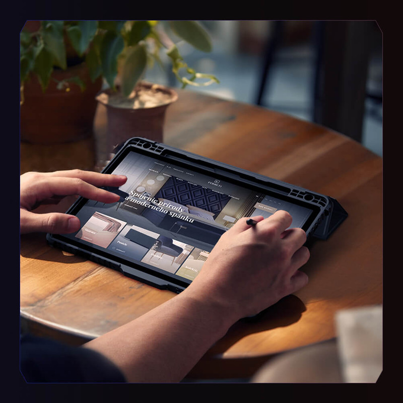 کیف کلاسوری نیلکین مدل Camshield Bumper مناسب برای تبلت سامسونگ Galaxy Tab S10 FE