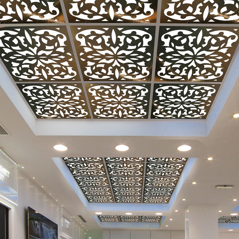 تایل سقفی آسمان مجازی بنی دکو مدل MC32 اندازه 60x60 سانتی متر مجموعه 4 عددی