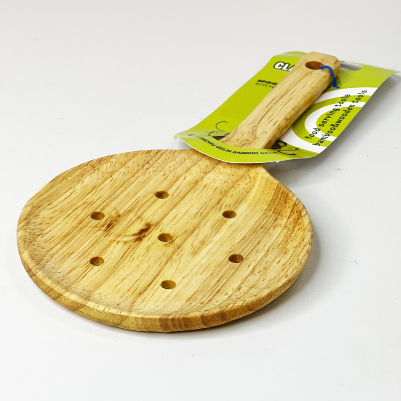کفگیر مدل چوبی گرد Classic کد Sp19