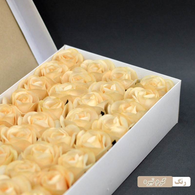 گل مصنوعی مدل سرگل رز بسته ده عددی