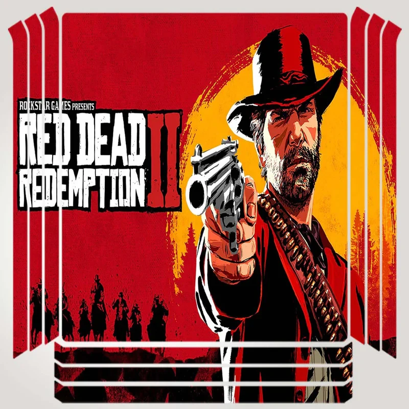 برچسب پلی استیشن ۴ مدل red dead کد PSP-335
