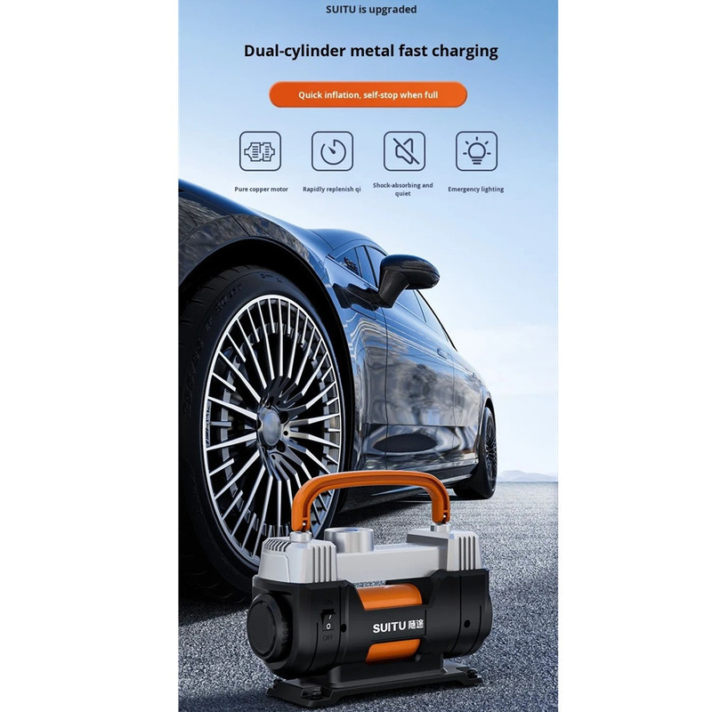 کمپرسور هوا فندکی 120 وات سویتو مدل ST-208A