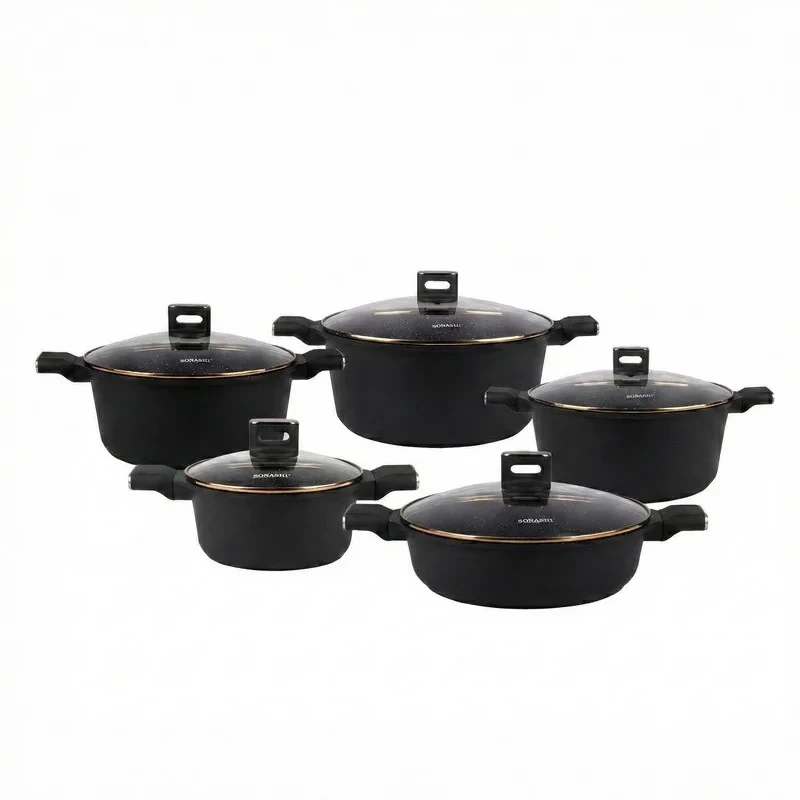سرویس قابلمه گرانیتی 10 پارچه سوناشی مدل SCW-510