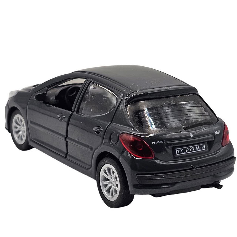 ماکت ماشین ناب سل مدل پژو 207 فلزی عقب کش  کد Peugeot 207 metal pull back naab006 scale 1:48