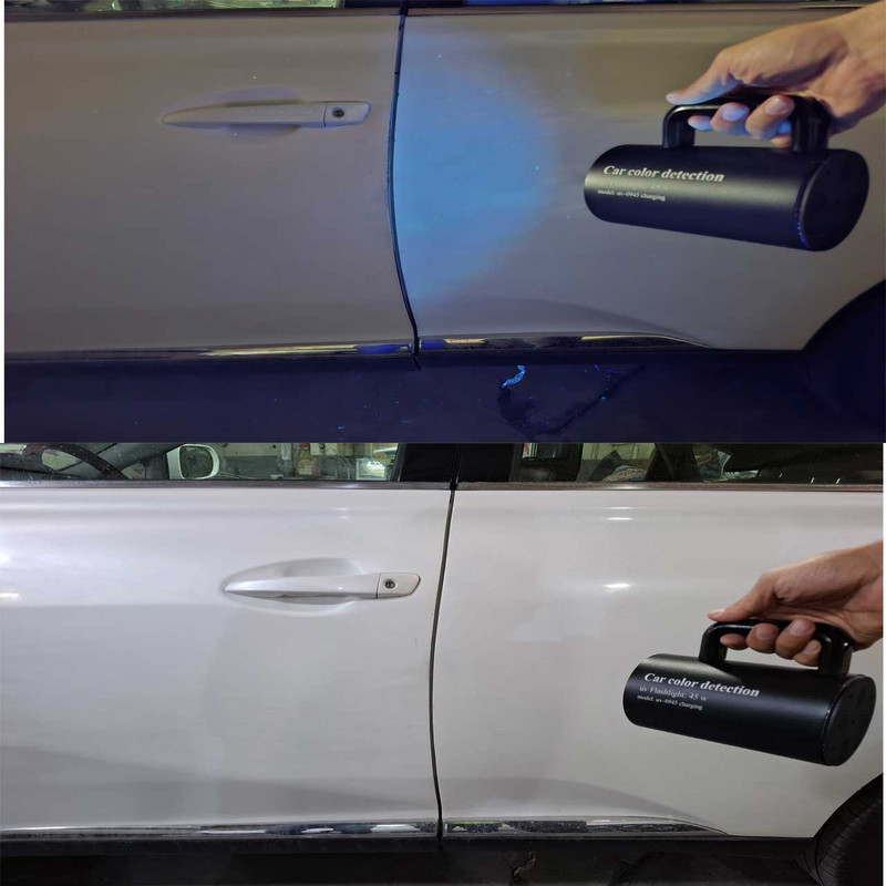 چراغ قوه یووی کارشناسی رنگ خودرو مدل UV-0945 charging