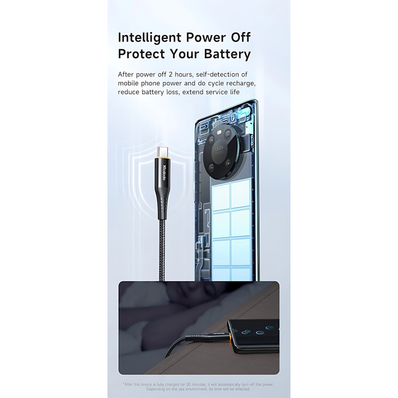 کابل تبدیل USB-C مک دودو مدل CA-3461 طول 1.8 متر
