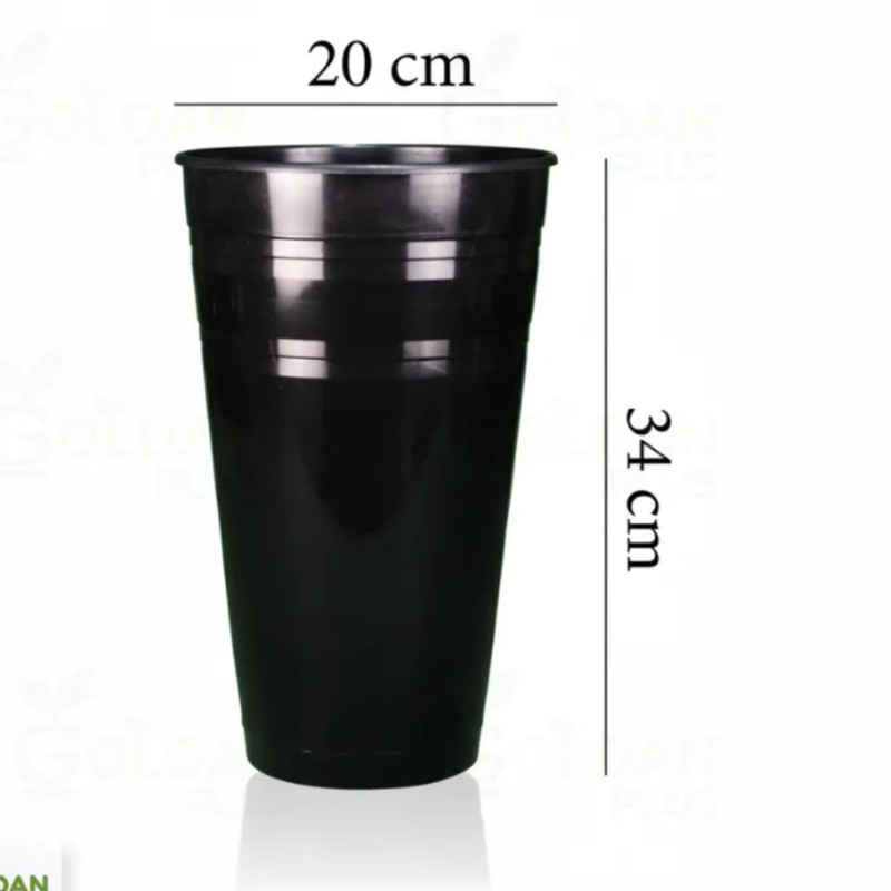 گلدان مدل استوانه سایز 20 سانتی متر
