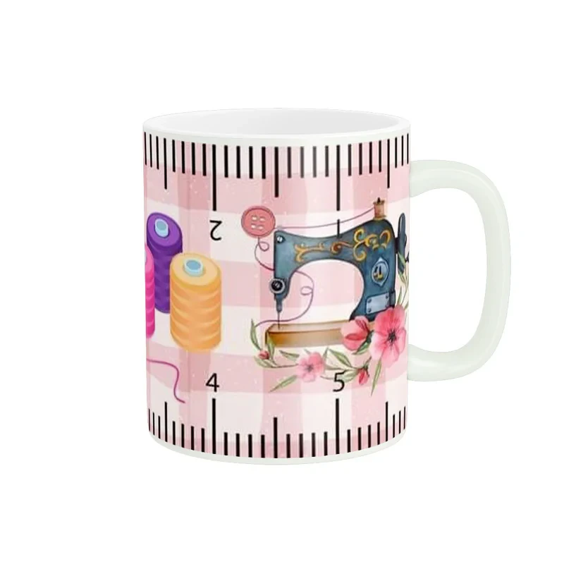 ماگ طرح وسایل خیاطی کد M208