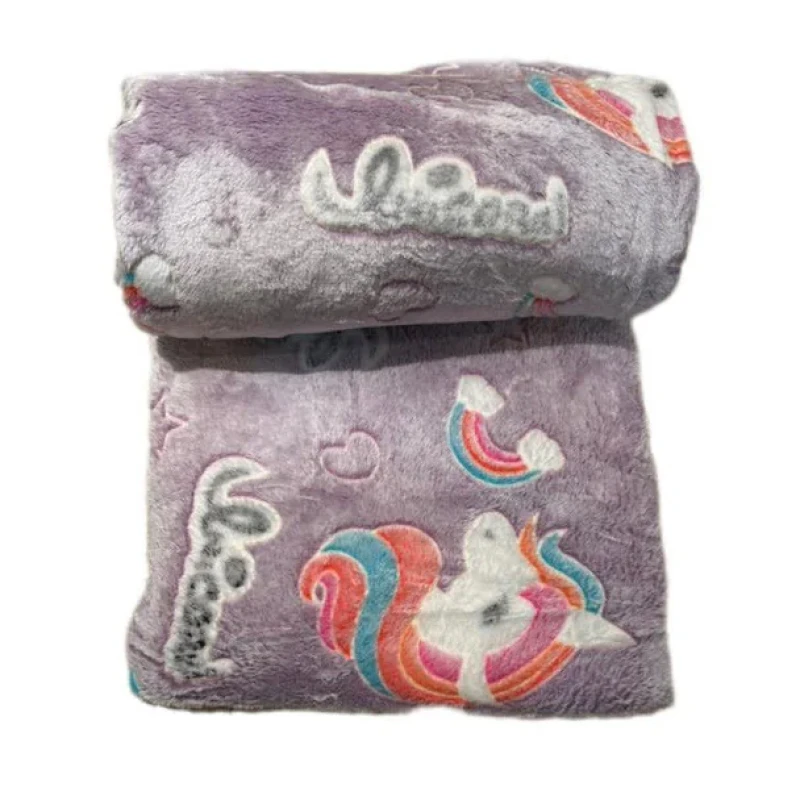 پتو مسافرتی 1 نفره ویراگیتا مدل تک شاخ per سایز 150x200 سانتی‌متر