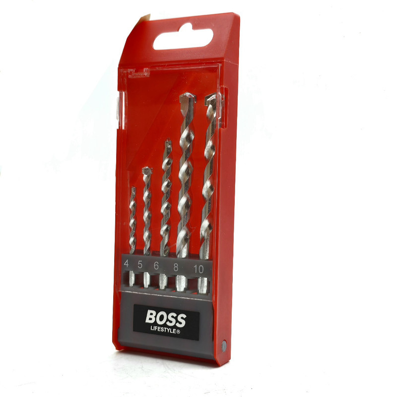 مته الماسه دیوار باس مدل -4-5-6-8-10MM مجموعه 5 عددی
