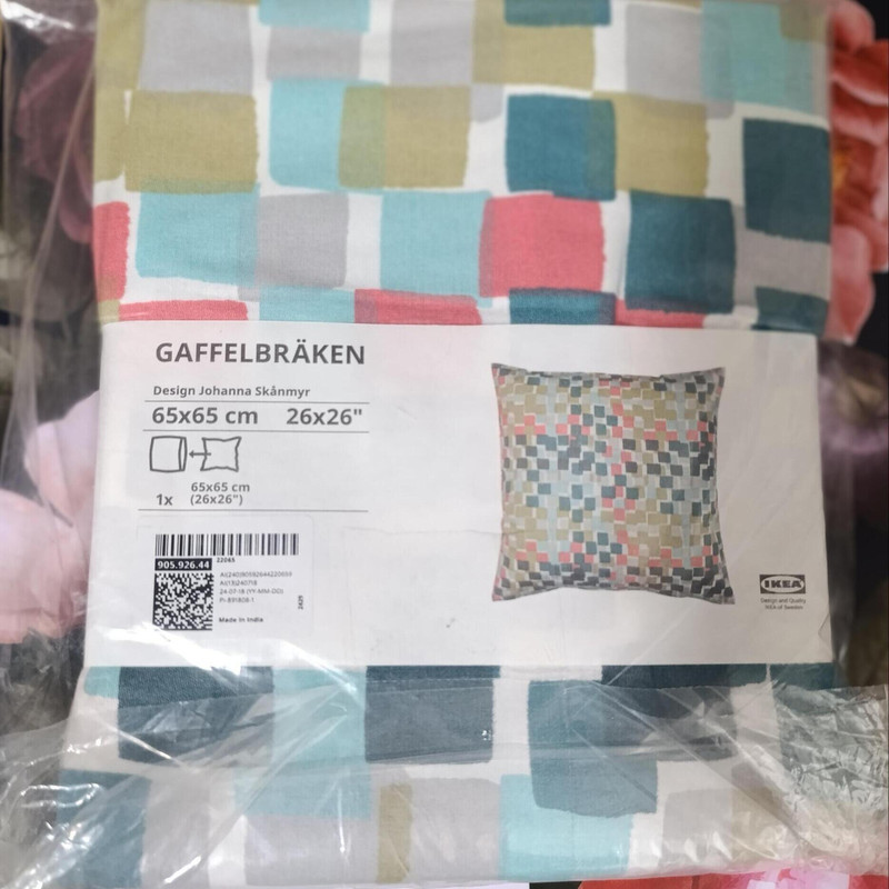 کاور کوسن ایکیا مدل GAFFELBRAKEN سایز 65*65 سانتی متر
