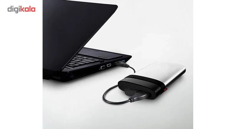 هارد اکسترنال سیلیکون پاور مدل Armor A85 ظرفیت دو ترابایت دارای رابط USB Type-A 3.2