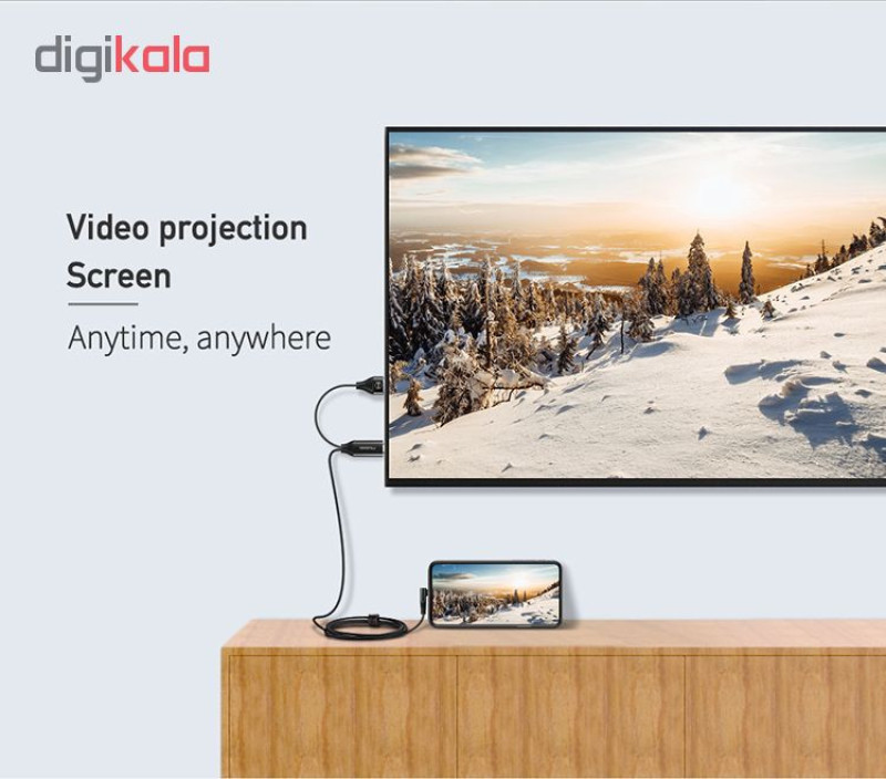 کابل تبدیل HDMI به لایتنینگ USB مک دودو مدل CA-640 طول 2 متر
