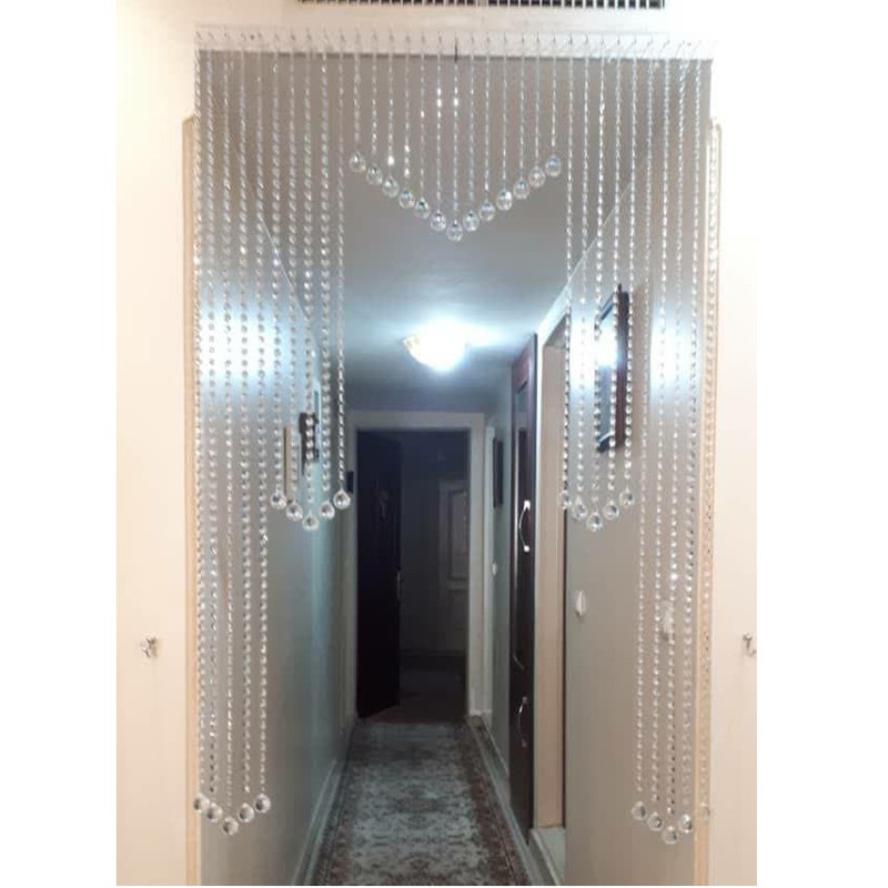 پرده آریا کریستال مدل آبشاری سایز 100x100 سانتی متر