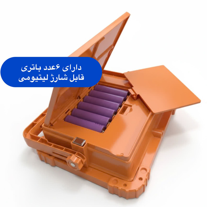 چراغ روشنایی ویدز مدل 6BATTRY_336 SMD