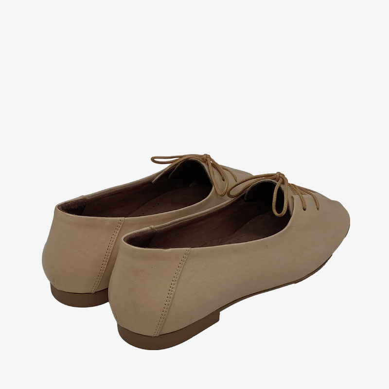 کفش تخت عروسکی زنانه مونو مدل چرم طبیعی کد J0167