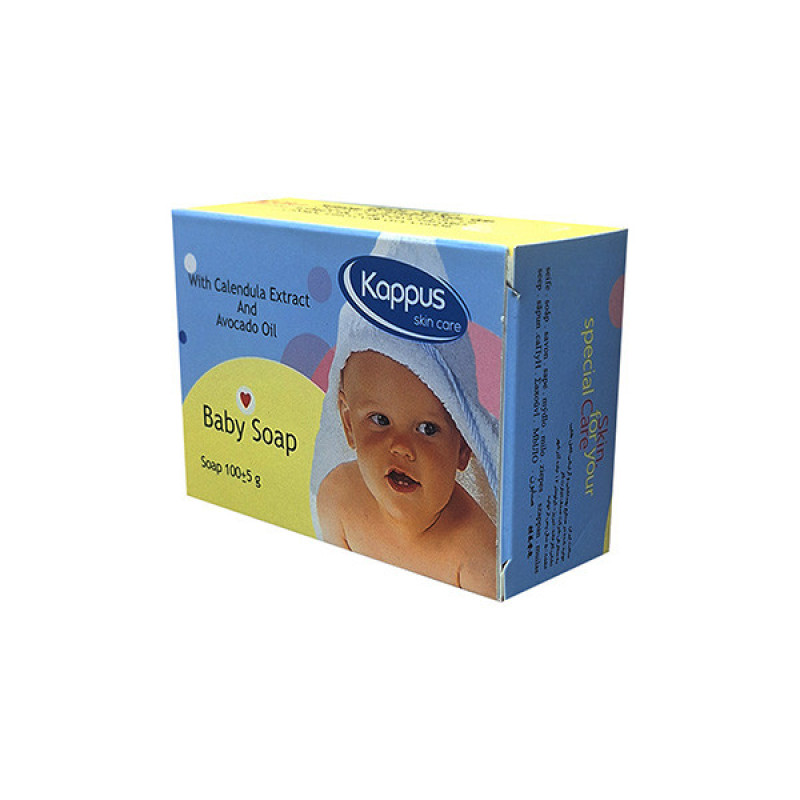 صابون بچه کاپوس اسکین کر مدل صابون بچه مناسب پوست حساس کودک وزن 100گرم