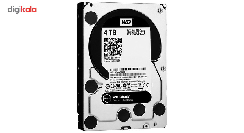 هارددیسک اینترنال وسترن دیجیتال مدل Black WD4003FZEX ظرفیت 4 ترابایت