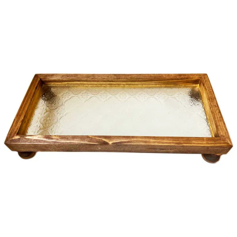 سینی بدون دسته مدل آوازه سایز 31×15 سانتی متر