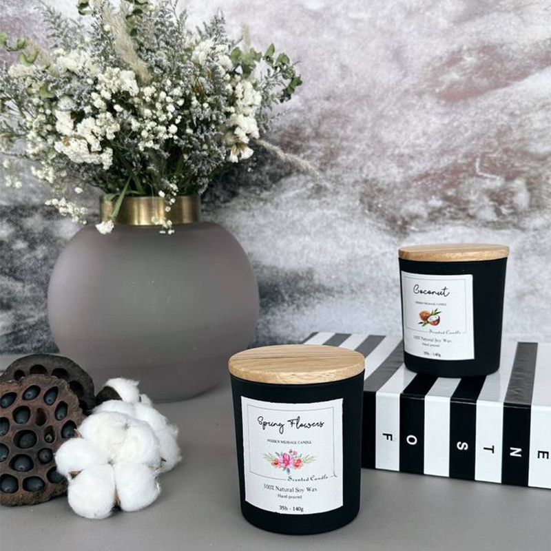 شمع معطر مدل گیاهی رایحه قهوه