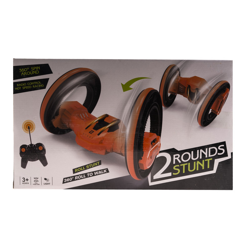 ماشین بازی کنترلی مدل نمایشی دوچرخ حلقه ای کد ROUND STUNT 2