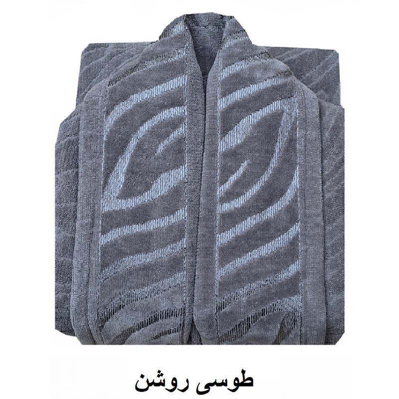 حوله پالتویی الماس طرح ابریشمی کد PP-220 سایز 135