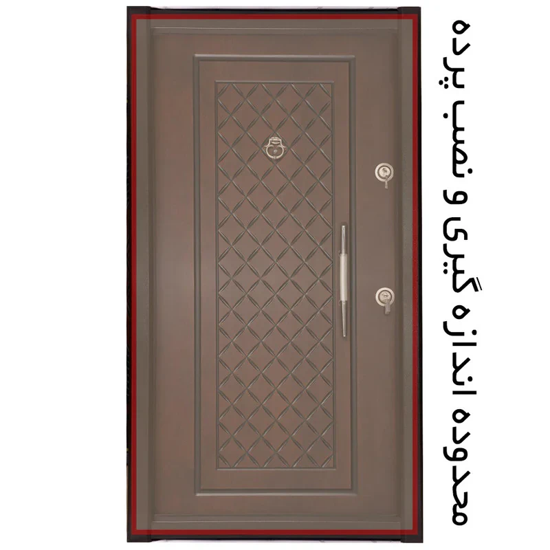 پرده مگنتیک درپلاست مدل پلاستیکی کد 80 سایز 80x220 سانتی متر