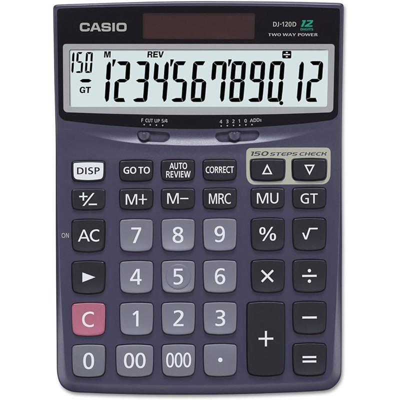 ماشین حساب کاسیو DJ-120-D