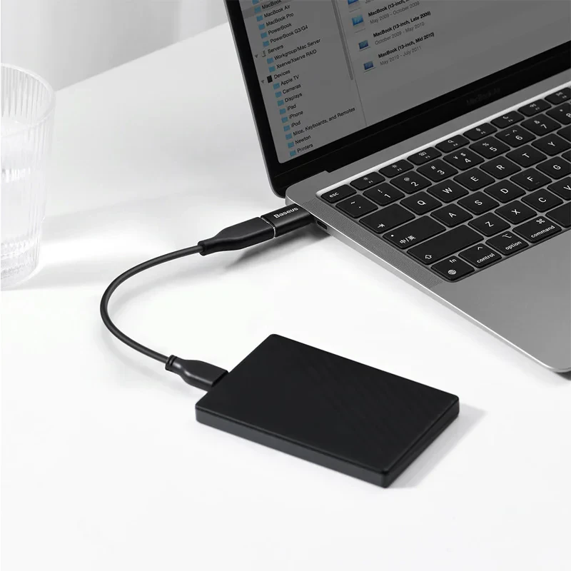 مبدل USB-C به USB-A باسئوس مدل Mini OTG Adaptor