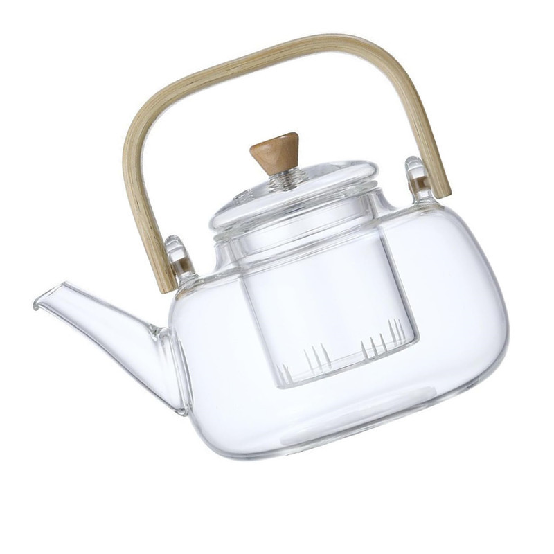 قوری مدل ویداستی دسته بامبو کد 1369n 800cc