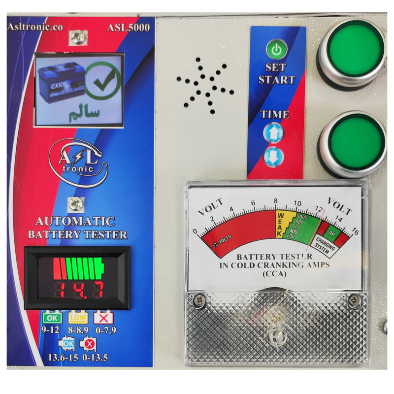 دستگاه تست باتری خودرو مدل  Asl-5000-Auto-500A
