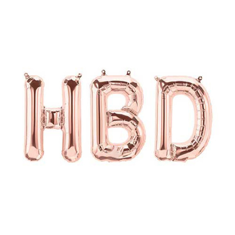 بادکنک فویلی سورتک مدل HBD پلاس کد STF1019 بسته 3 عددی