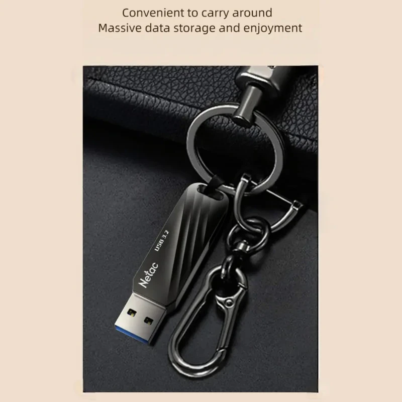 فلش مموری USB 3.2  USB-C نتاک مدل US11 ظرفیت 128 گیگابایت
