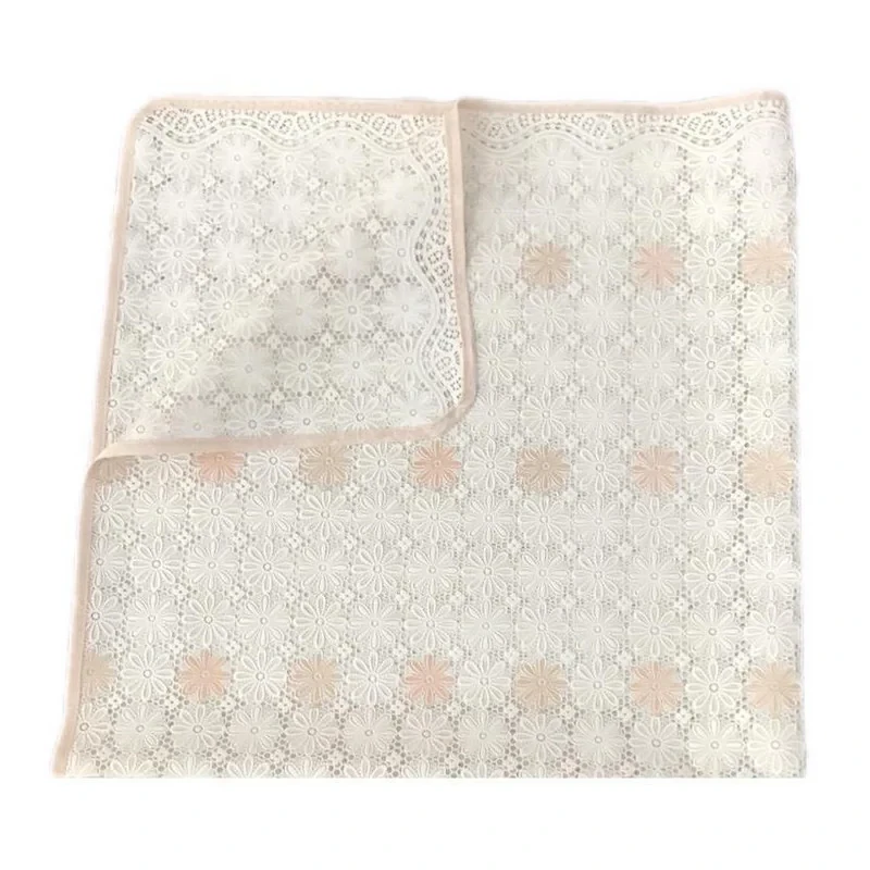 سفره 3 نفره مدل رویال طرح گیپور سایز 100×80 سانتی متر کد 07