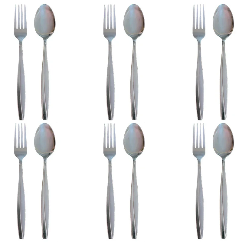 سرویس قاشق و چنگال 12 پارچه مدل مایز