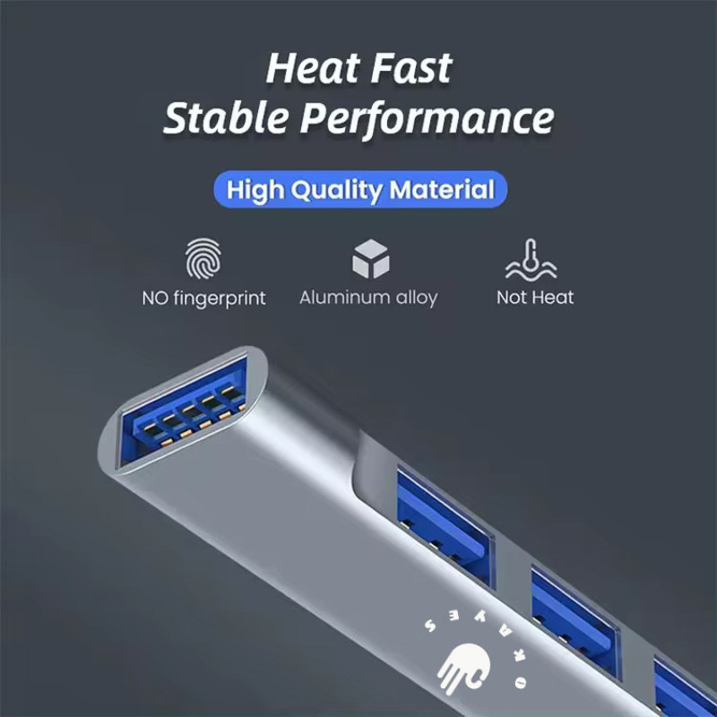 هاب 4 پورت USB 3.0 اکی یس مدل USB3000