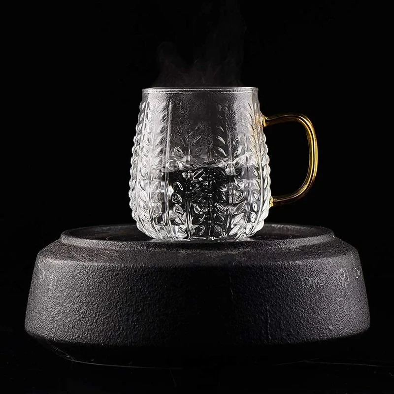 لیوان دسته دار مدل برگ گندم کد RA1369-28 بسته شش عددی