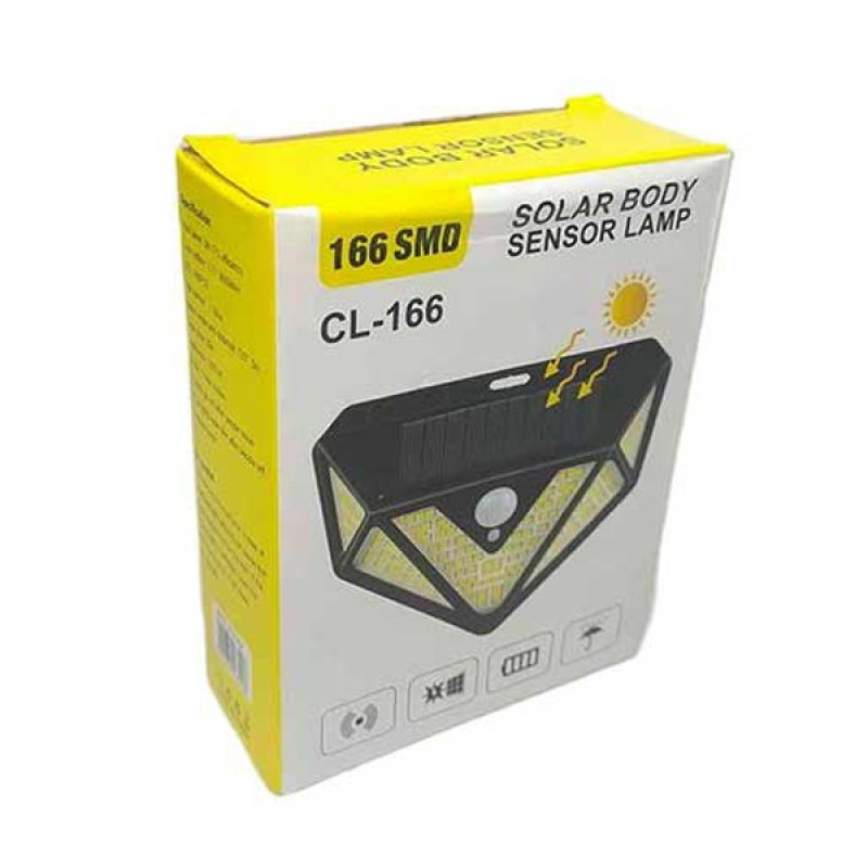 چراغ پارکی خورشیدی مدل  سنسوردار CL-166