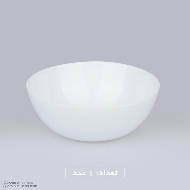 سرویس 7 پارچه آرکوپال دینو طرح دایره ورژن 7 شامل 1 کاسه بزرگ 7×19×19 سانتی‌متر وزن 375 گرم و 6 پیاله 6×11×11 سانتی‌متر وزن 230 گرم، مقاوم در برابر شوک حرارتی، مناسب شستشو با دست و ماشین ظرفشویی