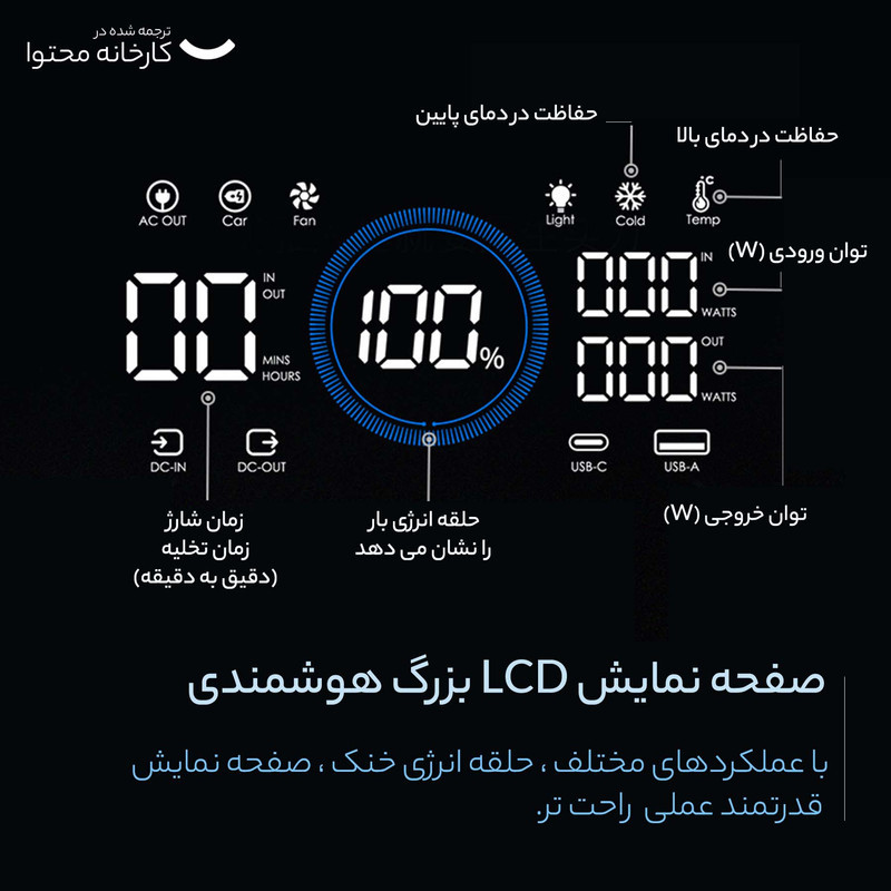 پاوربانک جووی مدل HW01ظرفیت 50000 میلی آمپر ساعت