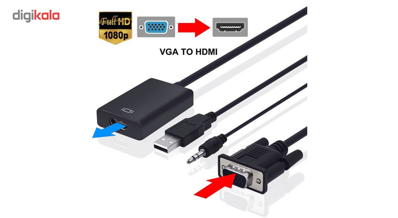مبدل VGA به HDMI مدل OTN-5138