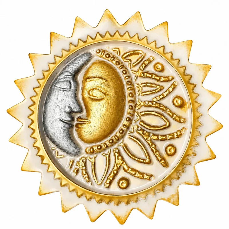 دیوارکوب مدل ماه و خورشید