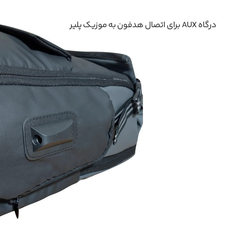 کوله پشتی لپ تاپ پرزیدنت مدل Mario مناسب برای لپ تاپ 15.6 اینچی