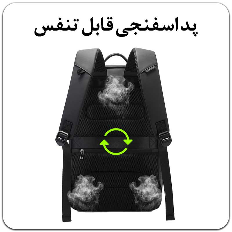 کوله پشتی لپ تاپ بنج مدل BG-2952 مناسب برای لپ تاپ 14.1 تا 15.6 اینچی