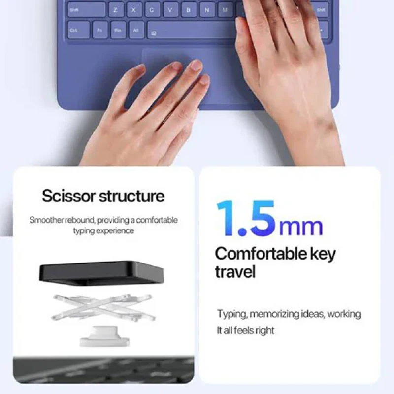 کیبورد بی‌سیم تبلت دوکس دوکیس مدل ck005 مناسب برای تبلت Surface pro X891011