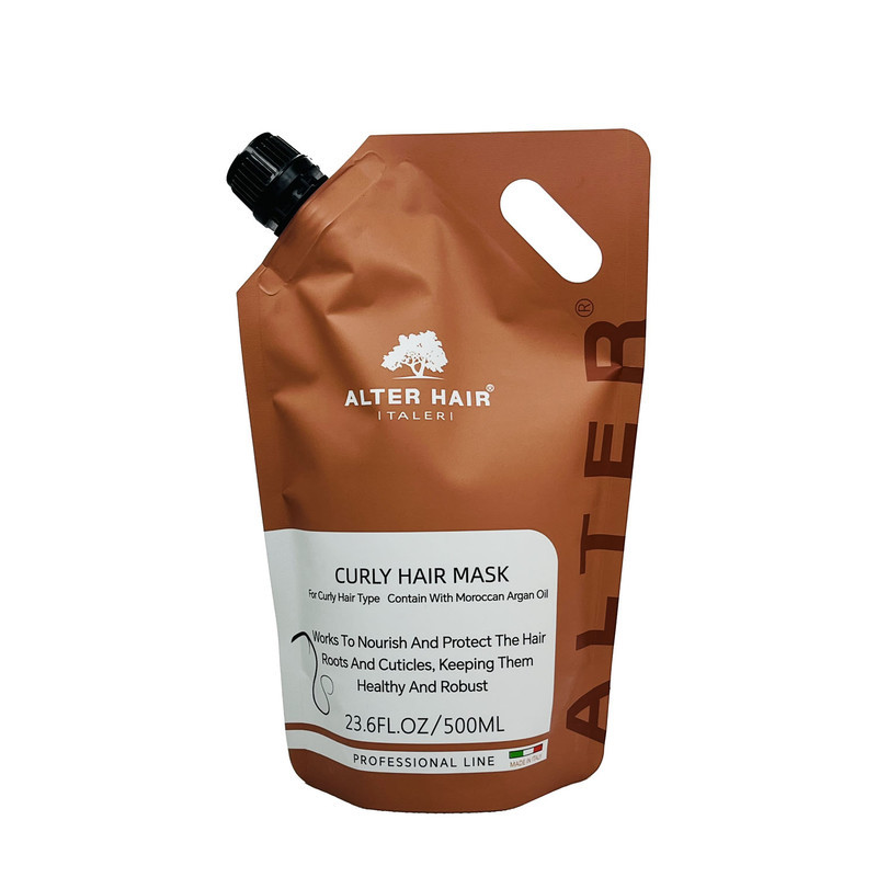 ماسک مو آلترهیر مدل CURLY مناسب برای موهای فر و مجعد، وزدار حجم 500 میلی لیتر