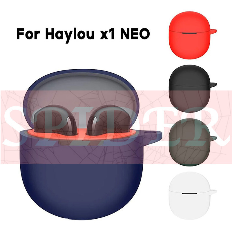 کاور اسپایدر مدل سیلیکونی مناسب برای کیس هدفون بی سیم هایلو X1 Neo