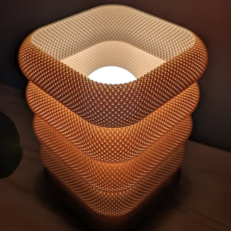 آباژور رومیزی مدل Orange Cube